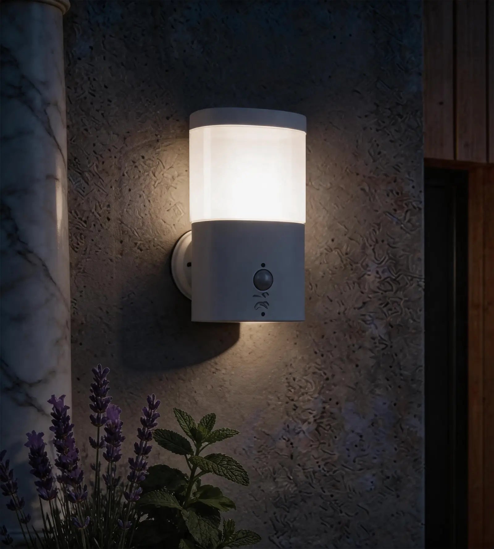 Applique extérieure Led blanche DALLAS - 230V - 1000 lumens - Lumihome