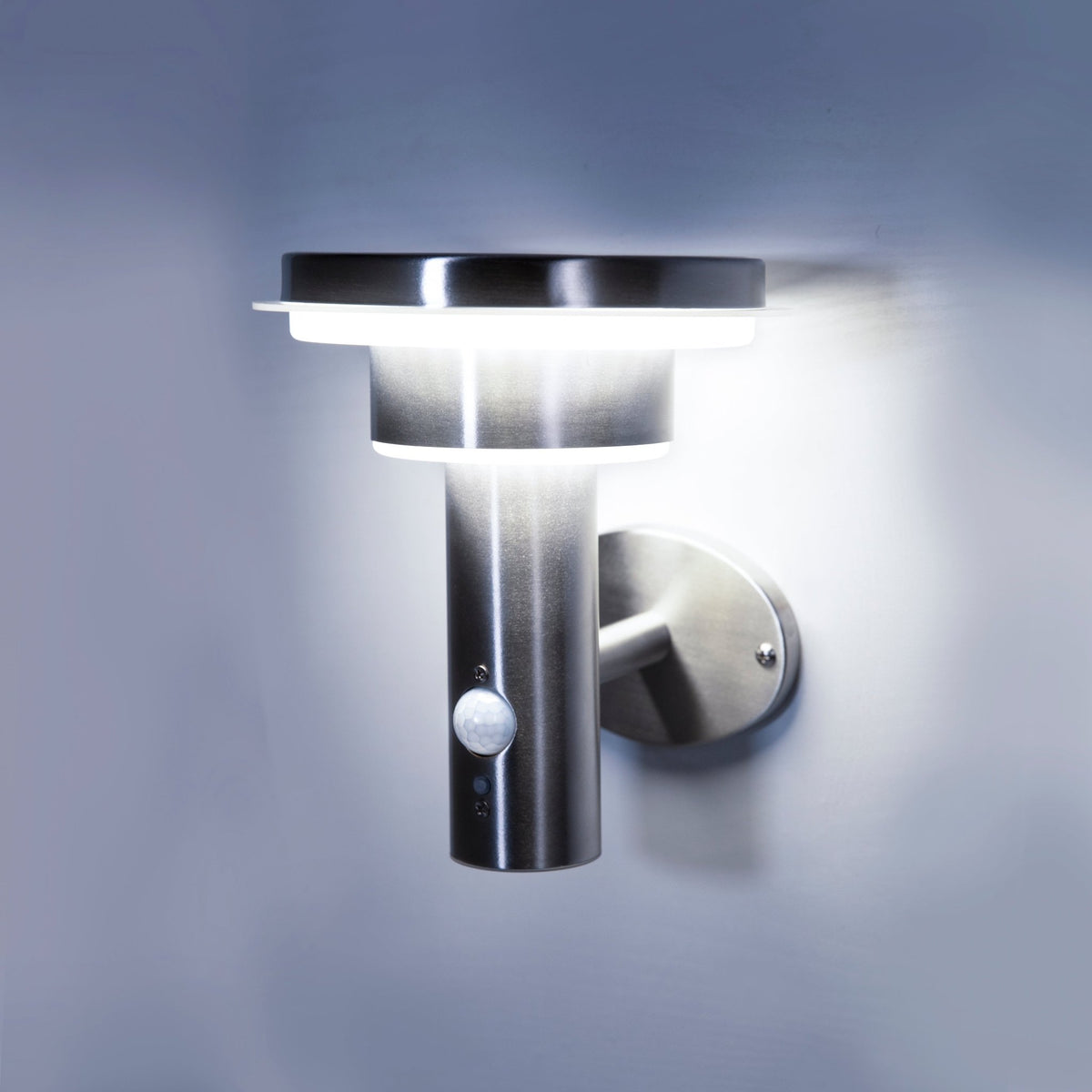 Applique Led solaire GENOVA - Détecteur de mouvements - 3 modes d'éclairage 75 à 600 lumens - Lumihome