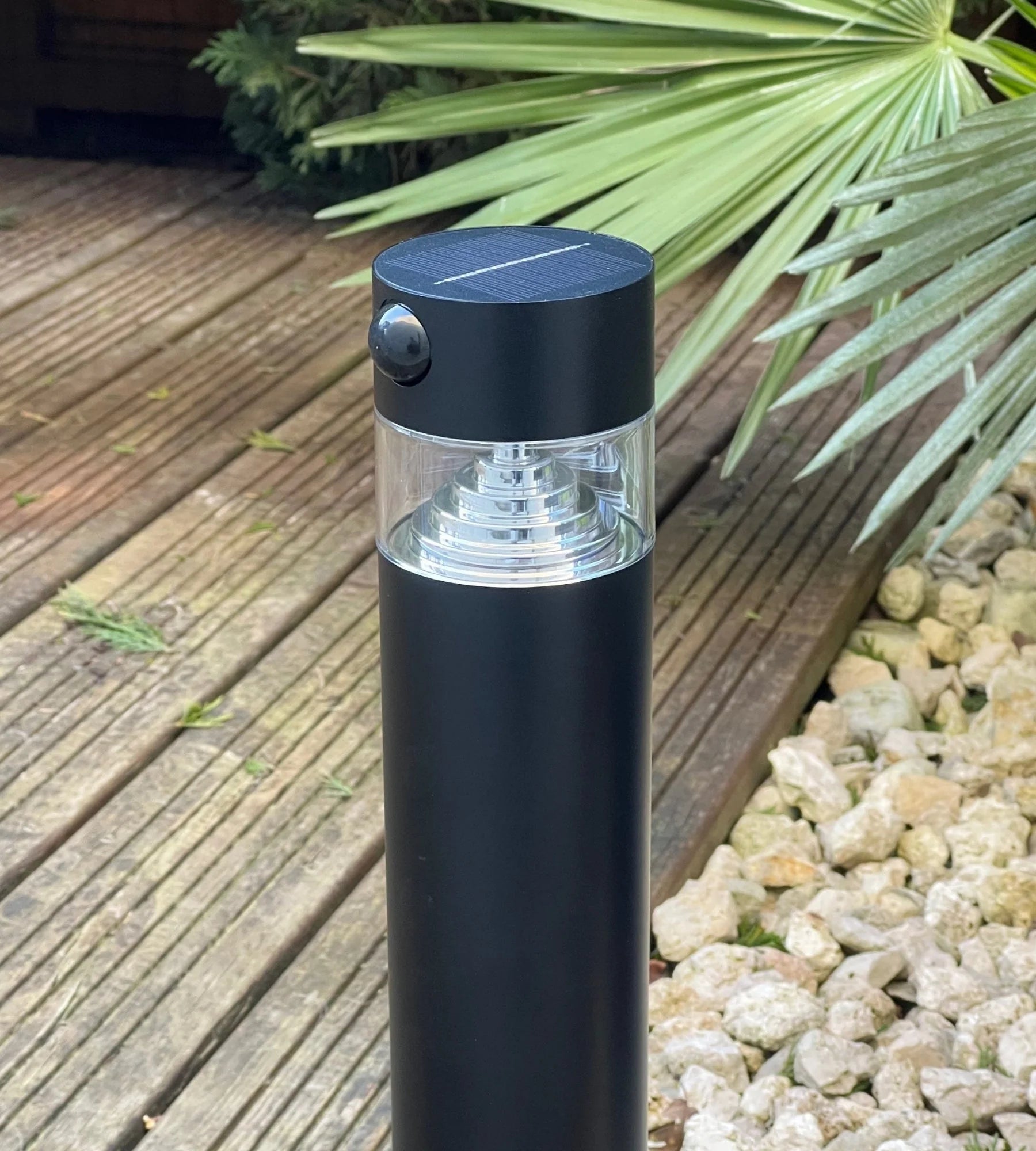Borne led solaire ORION - À planter - Hauteur 50 cm - De 75 à 150 lumens - Lumihome