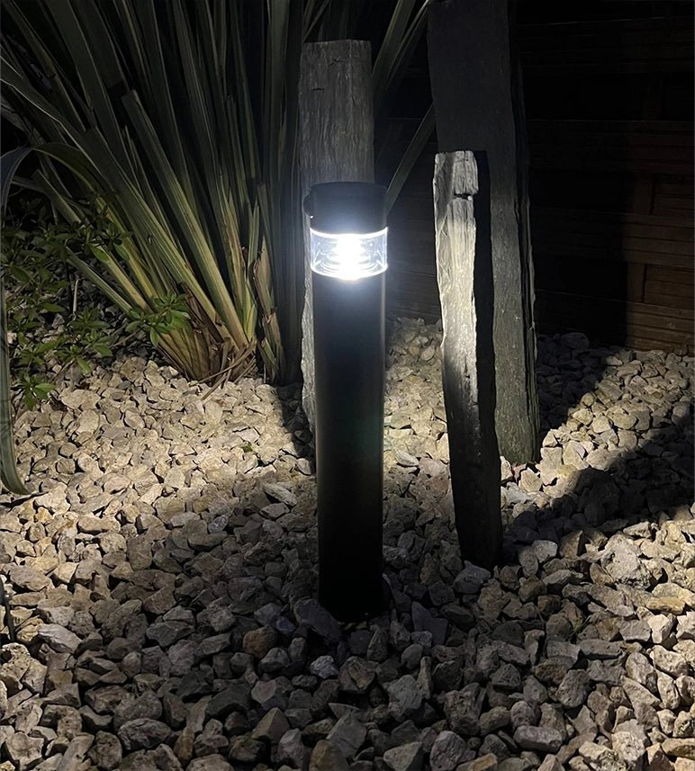 Borne led solaire ORION - À planter - Hauteur 50 cm - De 75 à 150 lumens - Lumihome