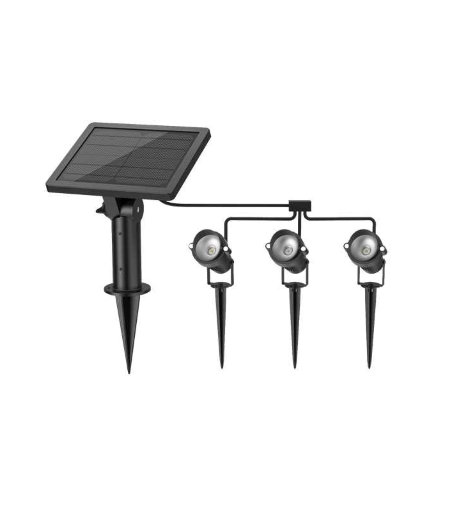 Kit de 3 spots piquets solaires LUMINA+ - Lumihome