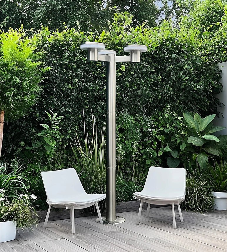 Lampadaire solaire Led ALTO 3000 - Hauteur 2m - Télécommandable - 300 à 3000 lumens - Lumihome