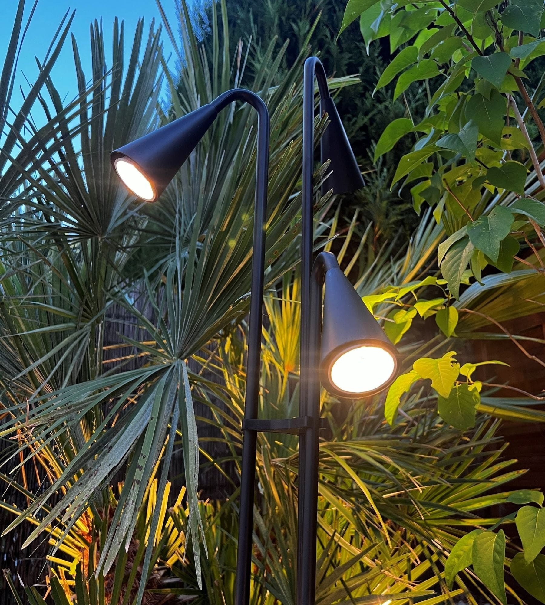 Lampe à poser EQUINOXE, Noire - 12V AC - Ampoules GU5.3 non incluses