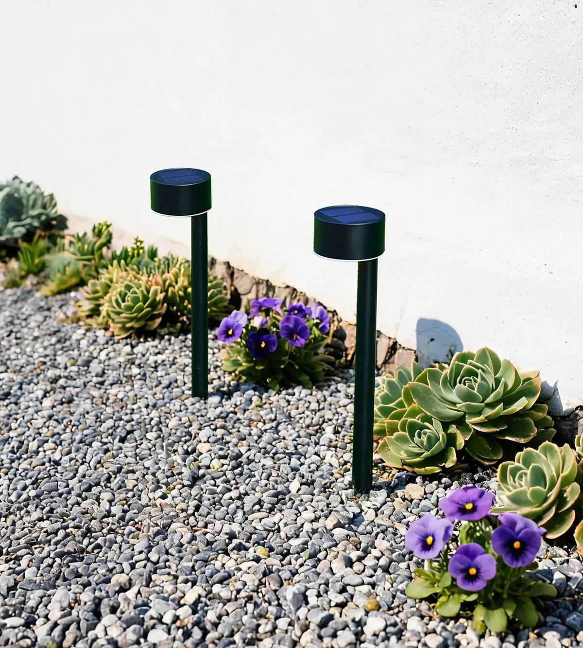 Pack x 2 Balise Led solaire QUEEN 30cm - À planter - 100 lumens - Lumihome