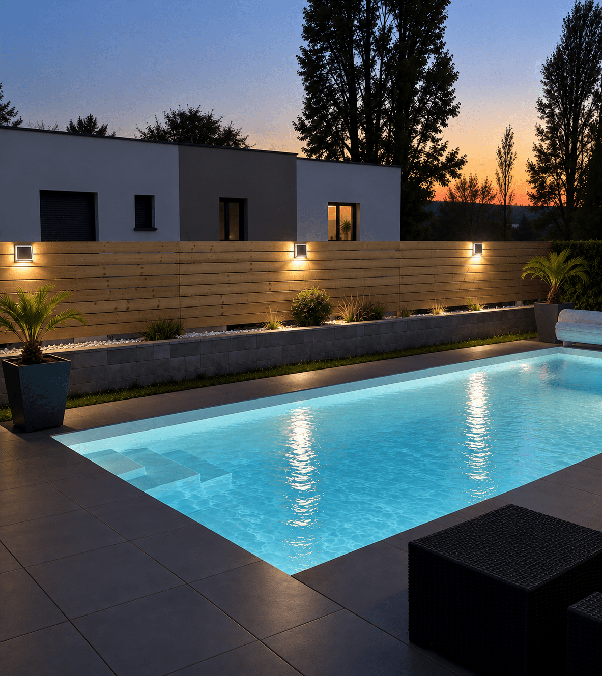 Pavé solaire LED carré blanc neutre - 3 modes de 50 à 200 lumens - Sol ou mural - Lumihome