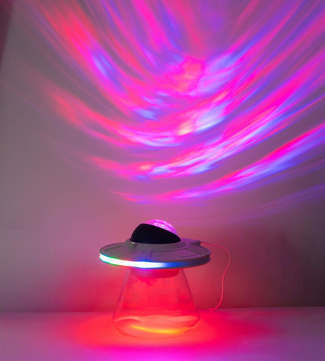 Veilleuse projecteur LED SPACELITE - 8 modes d'éclairage - Enceinte intégrée - Lumihome