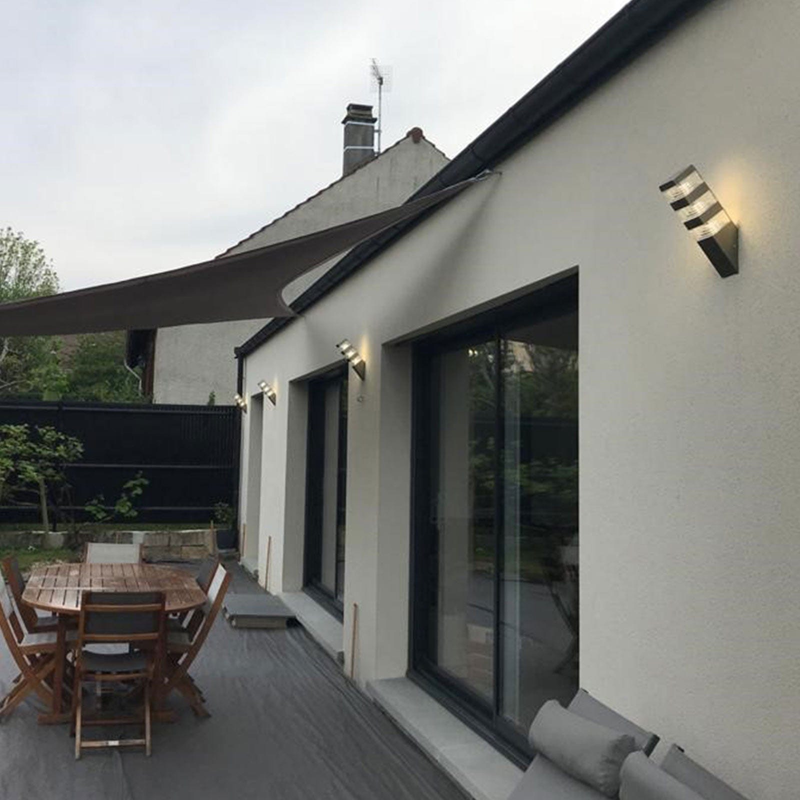 Applique Led Pyramide 64 leds - 230V - 1500 lumens - 4000K - Lumihome-France.com