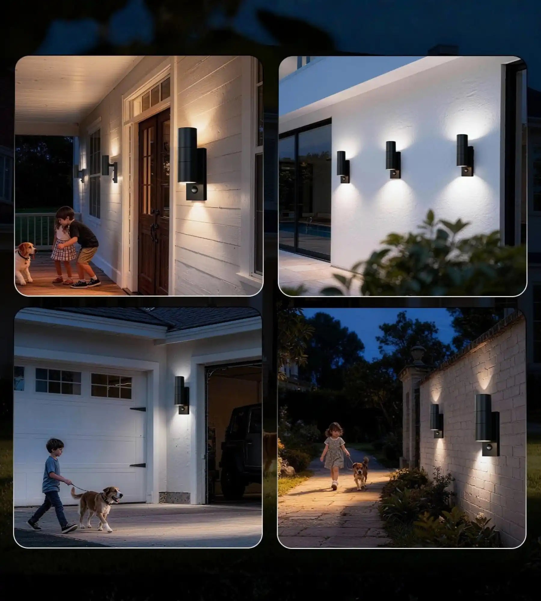 Applique extérieur NYXO - 230V - Ampoule GU10 non incluse - Lumihome