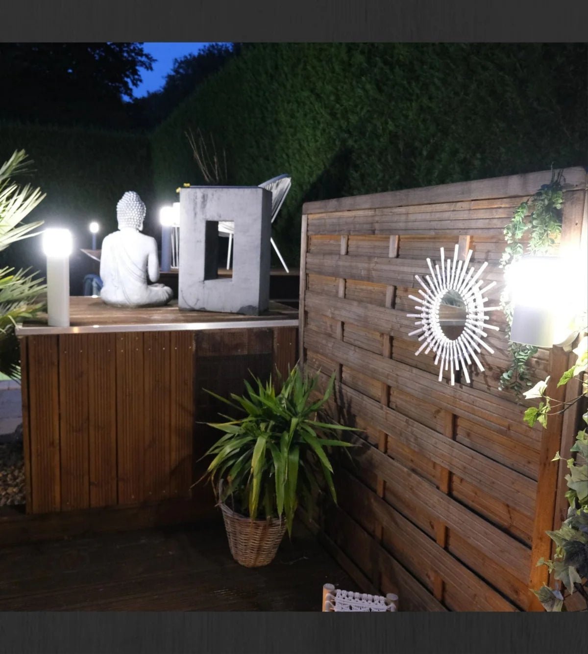 Applique extérieure Led blanche DALLAS - 230V - 1000 lumens - Lumihome