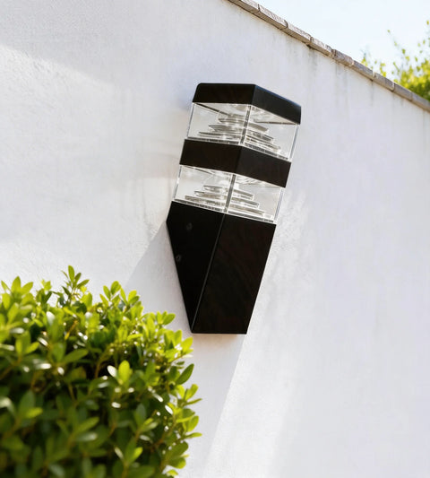 Applique murale extérieure LED Pyramide 1000 lumens - 32 leds