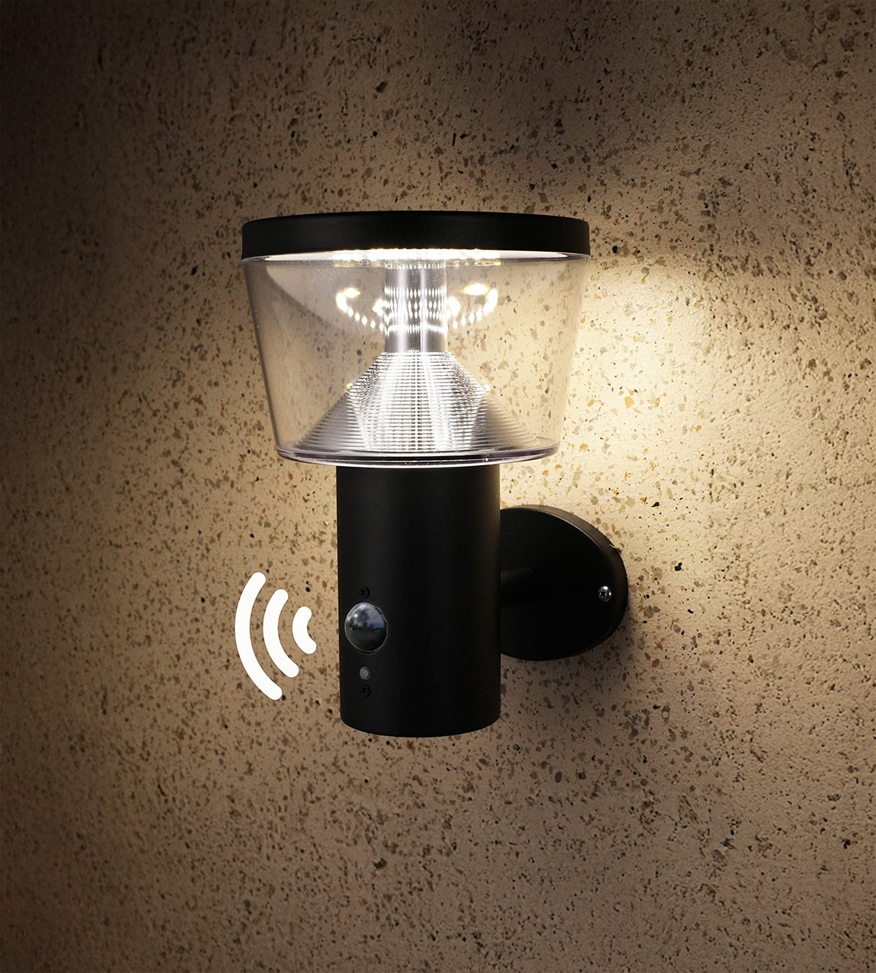 Applique Led solaire DUBLIN - Détecteur de mouvements - 3 modes d'éclairage 100 à 1000 lumens - Lumihome