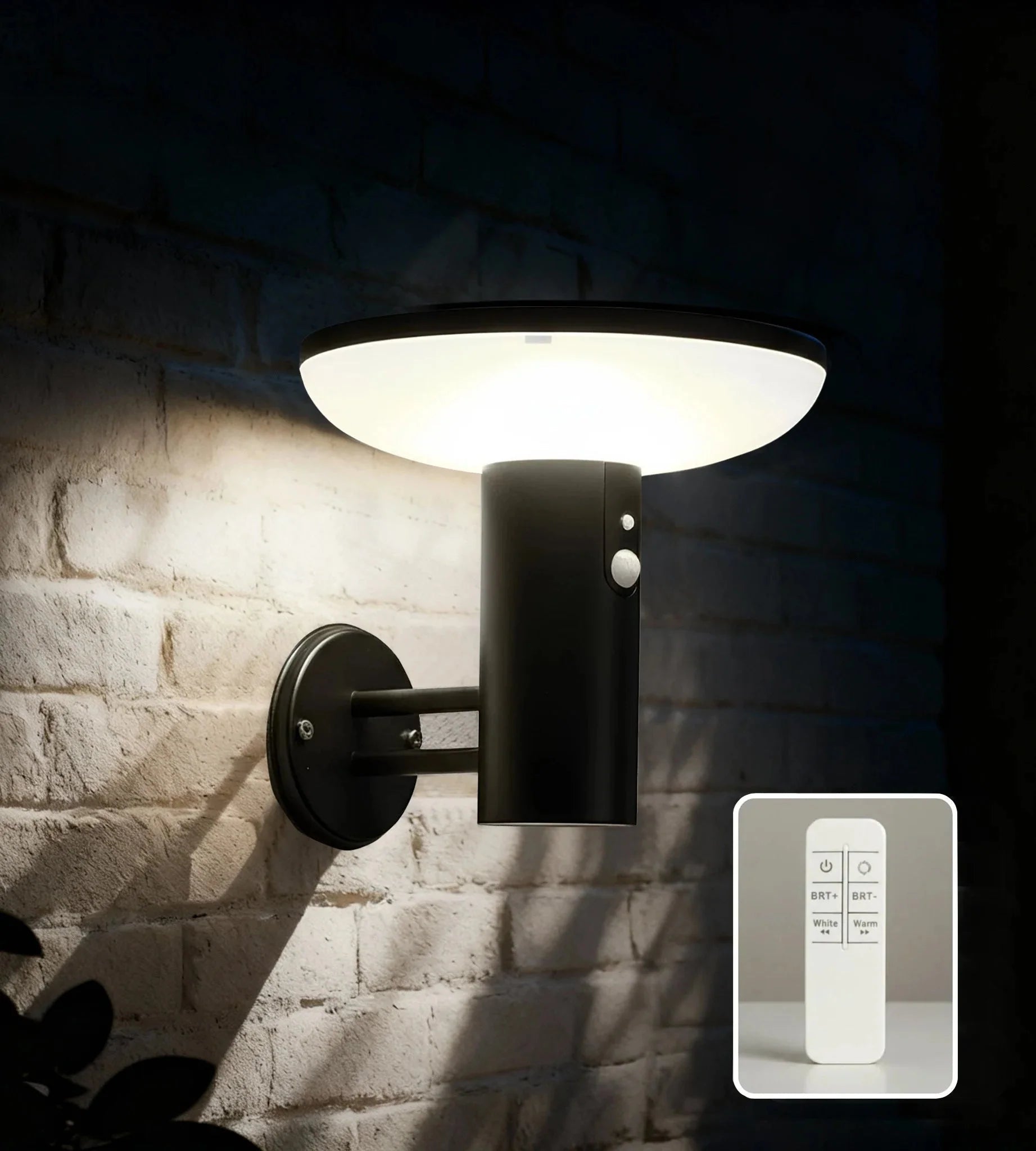 Applique Led solaire HALO+ Télécommandable - Lumihome