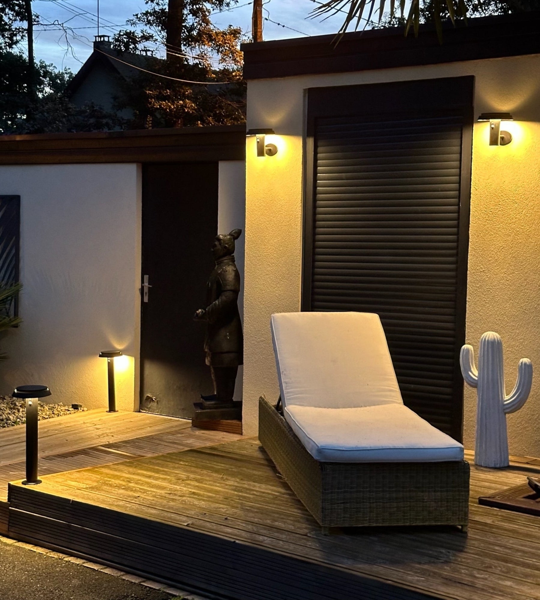 Applique Led solaire NORMAN - Lumihome