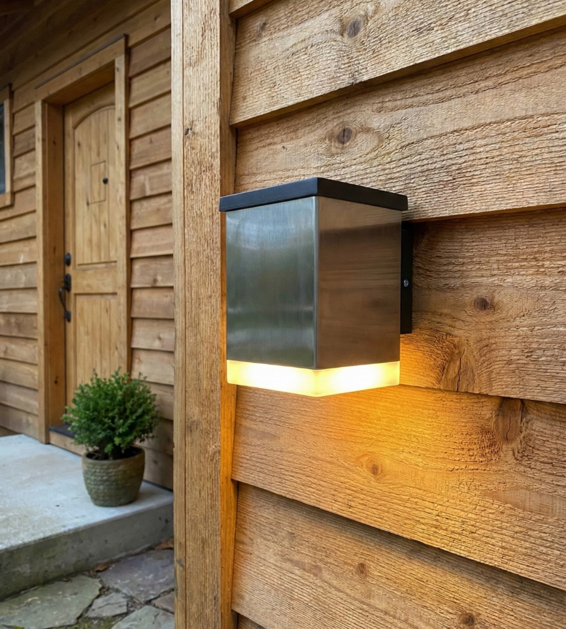 Applique murale Led extérieur solaire QUADRO - 50 lumens - Lumihome