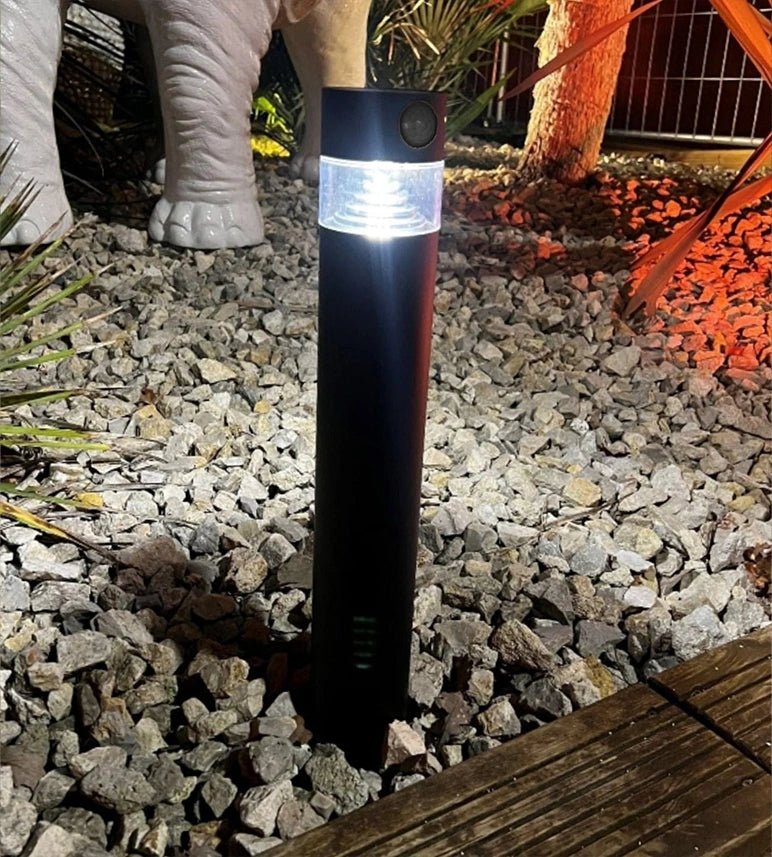 Borne led solaire ORION - À planter - Hauteur 50 cm - De 75 à 150 lumens - Lumihome