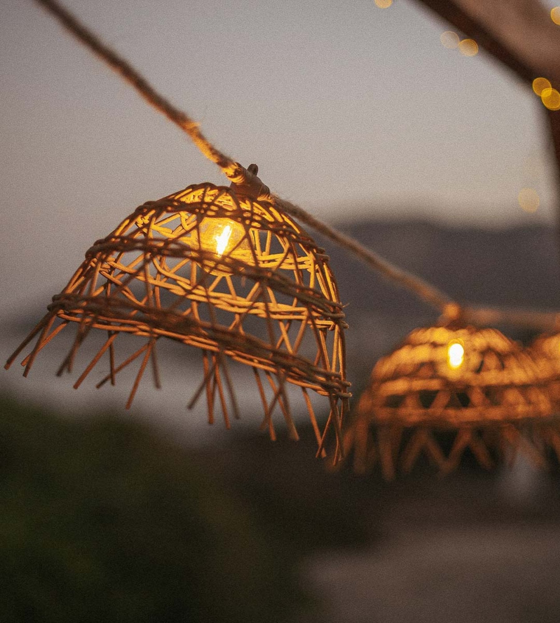 Guirlande lumineuse solaire ALMA - Design nature - 10 lampes - Lumihome