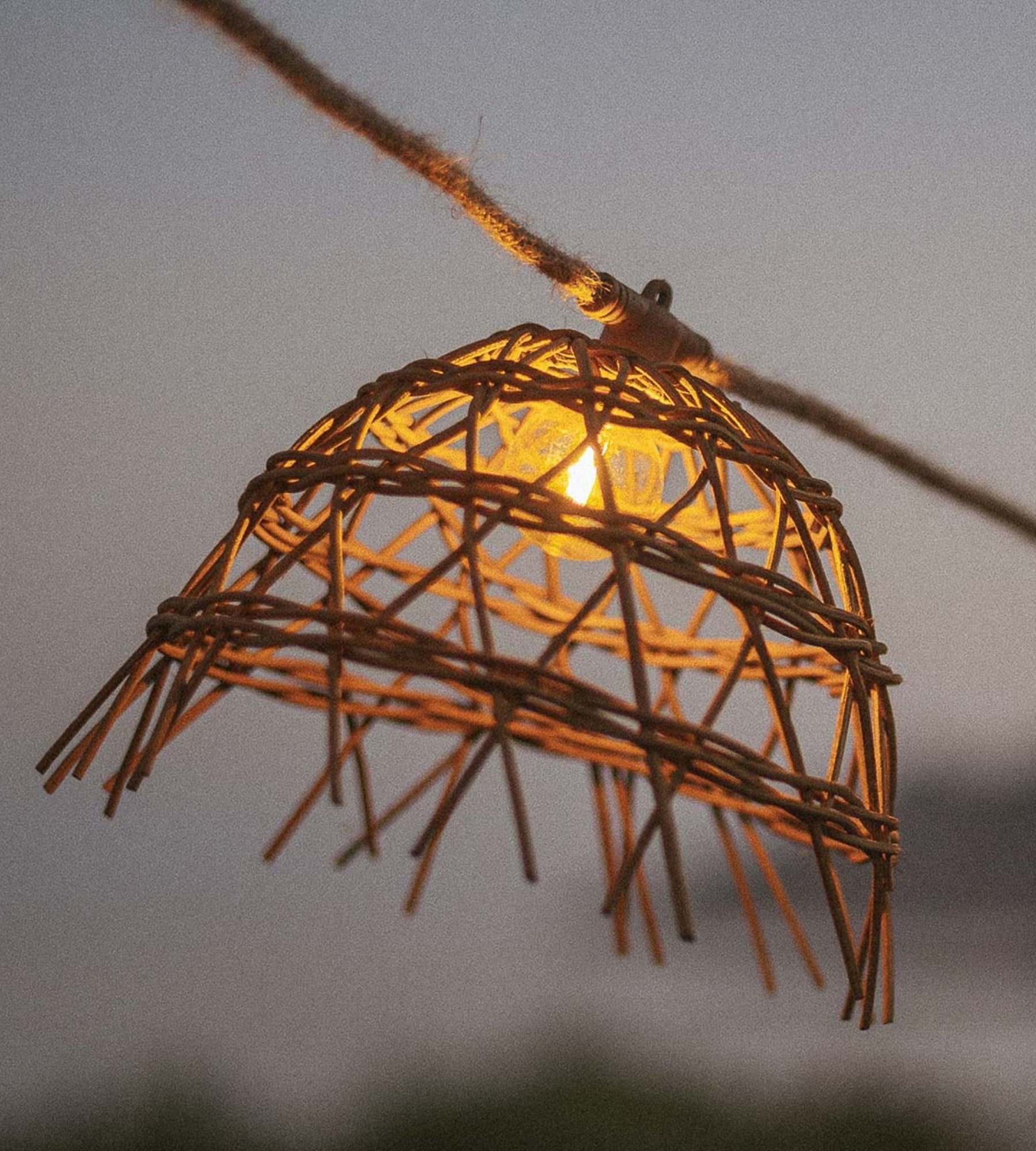 Guirlande lumineuse solaire ALMA - Design nature - 10 lampes - Lumihome