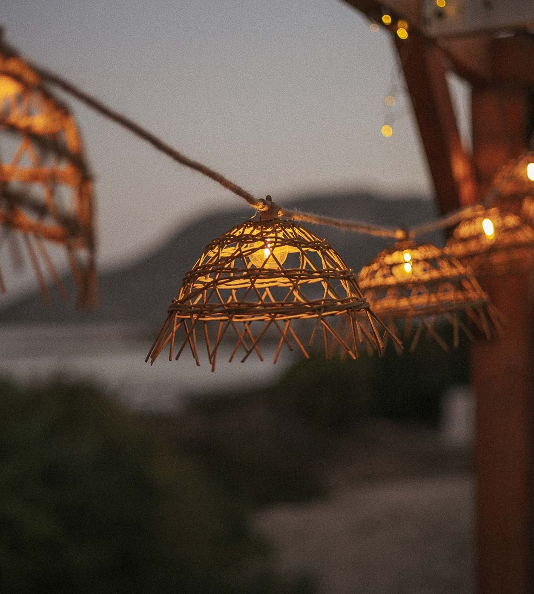 Guirlande lumineuse solaire ALMA - Design nature - 10 lampes - Lumihome