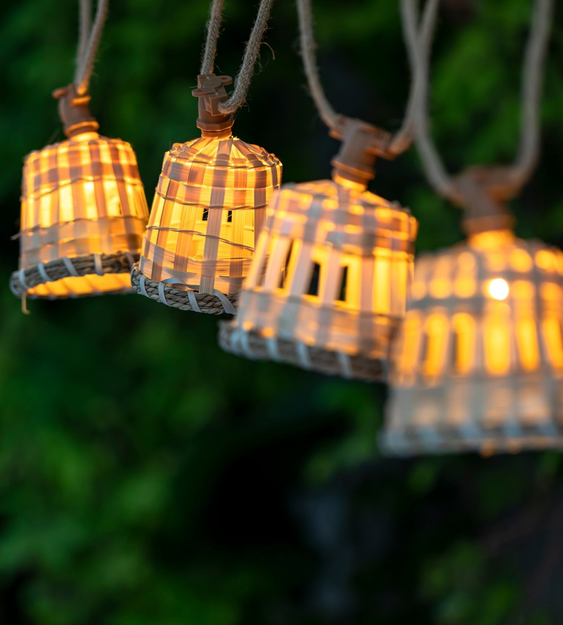 Guirlande lumineuse solaire AURORA - Design nature - 10 lampes - Lumihome