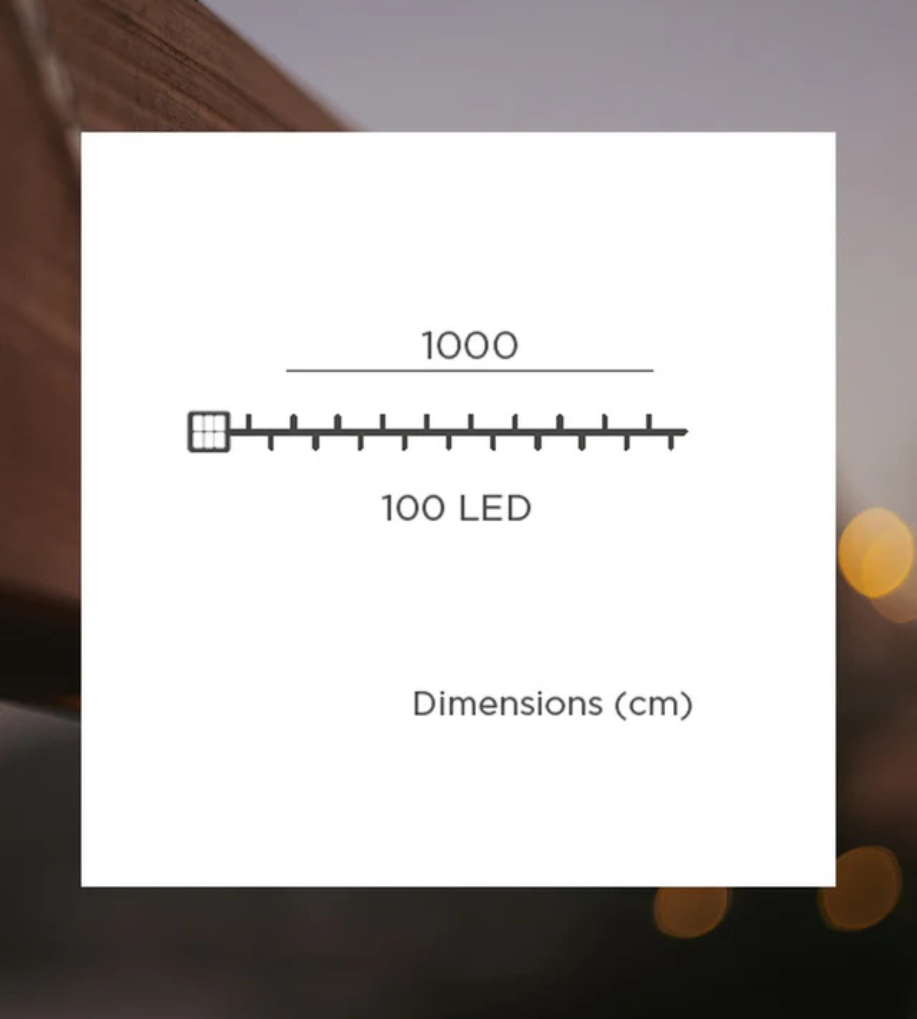 Guirlande lumineuse solaire LUCEO - Longueur de 10 mètres - 100 lumières de 1 lumen - Lumihome