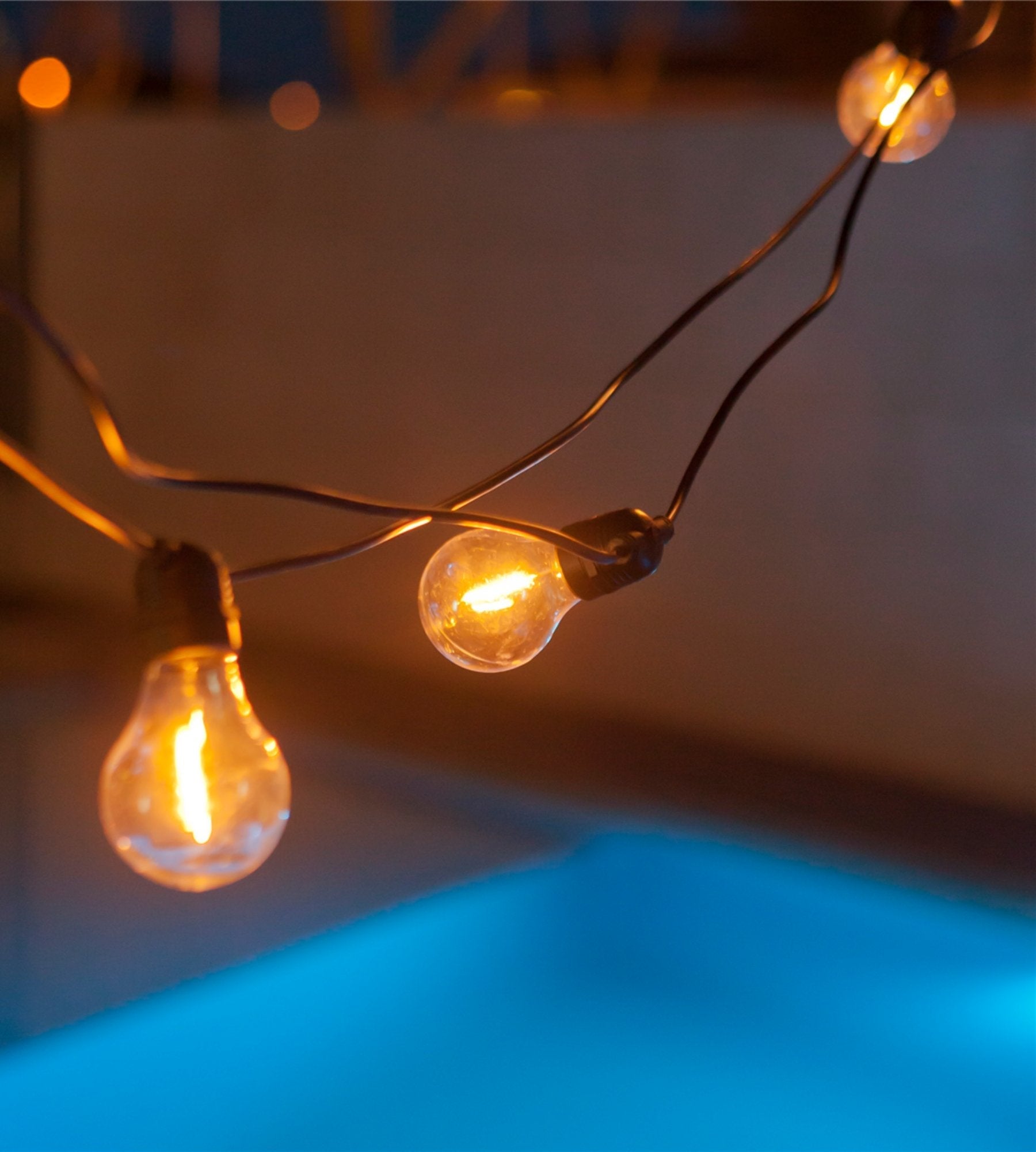 Guirlande solaire extérieur ALLEGRA - 10 ampoules - Blanc chaud - Lumihome