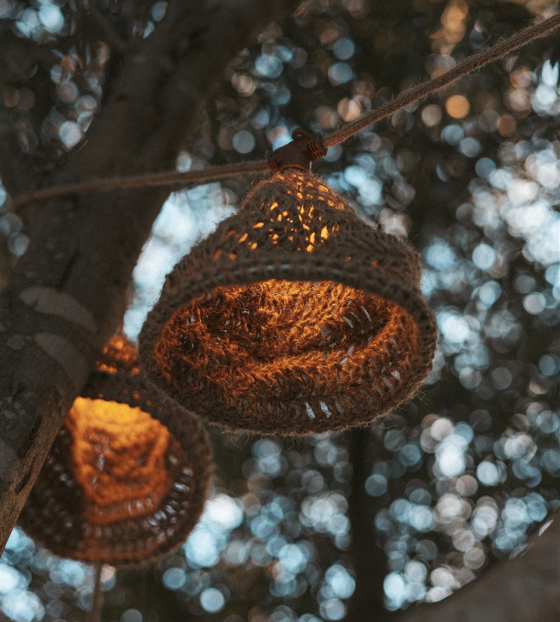 Guirlande solaire extérieur MARO - Design nature - 10 lampes - Lumihome