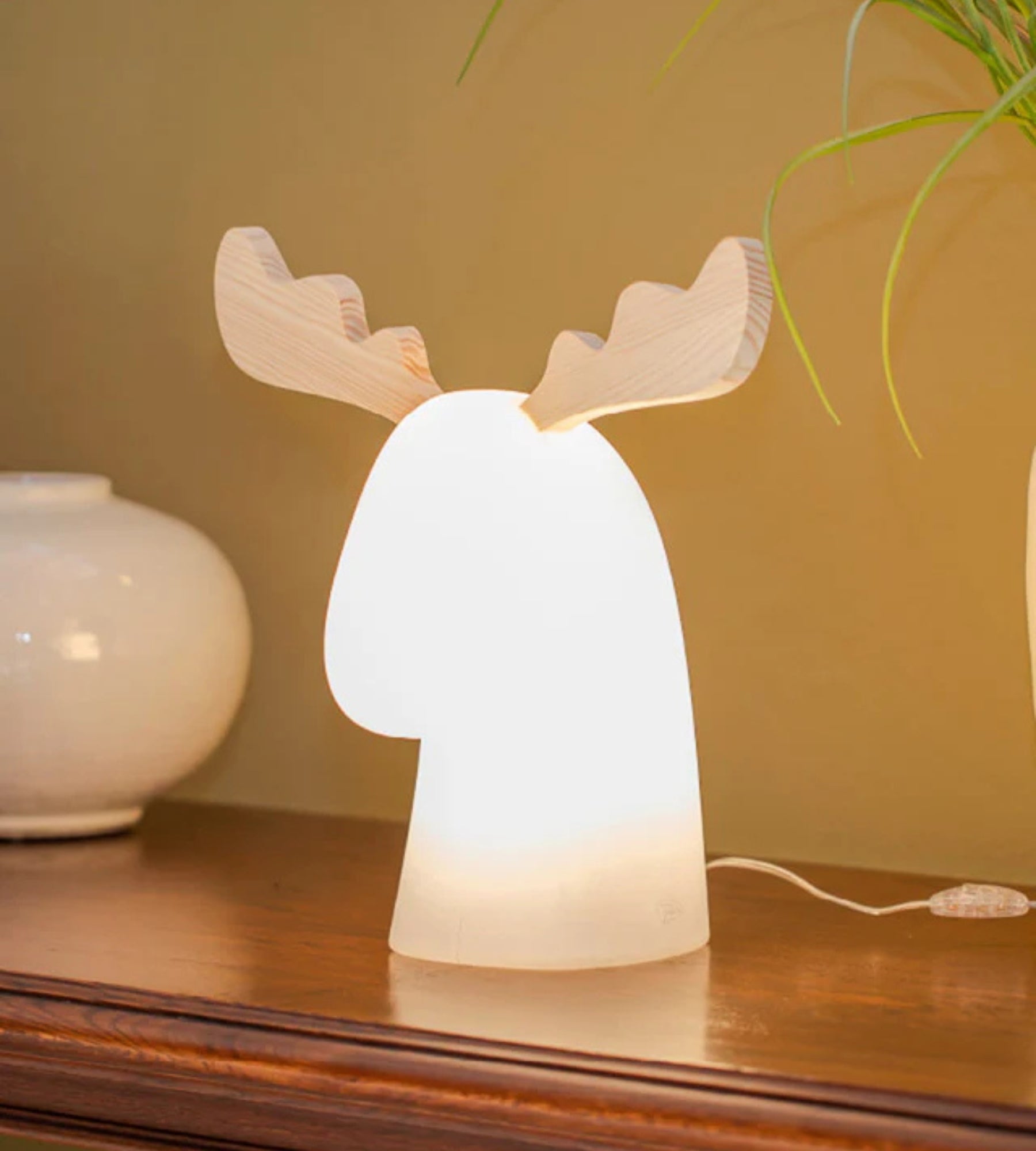 Lampe déco forme de renne RUDY - 230V - Usage intérieur - Blanc chaud - Lumihome