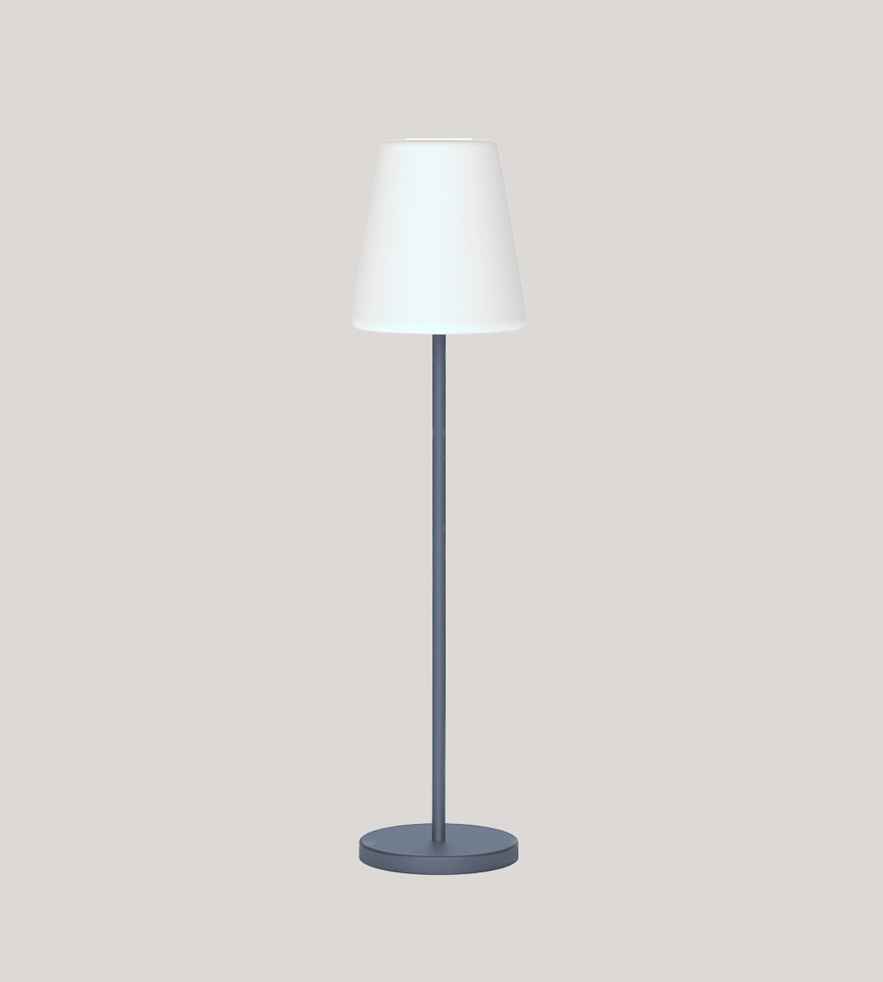 Lampe solaire à poser LOLA SLIM - Éclairage blanc et multicolore réglable - 120cm - Lumihome