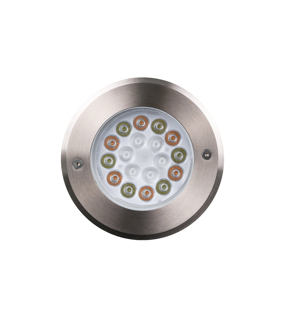 Spot led encastrable RGB+CCT Série LoRa - 12–24V AC/DC - Ø15cm - 600 lumens - IP68